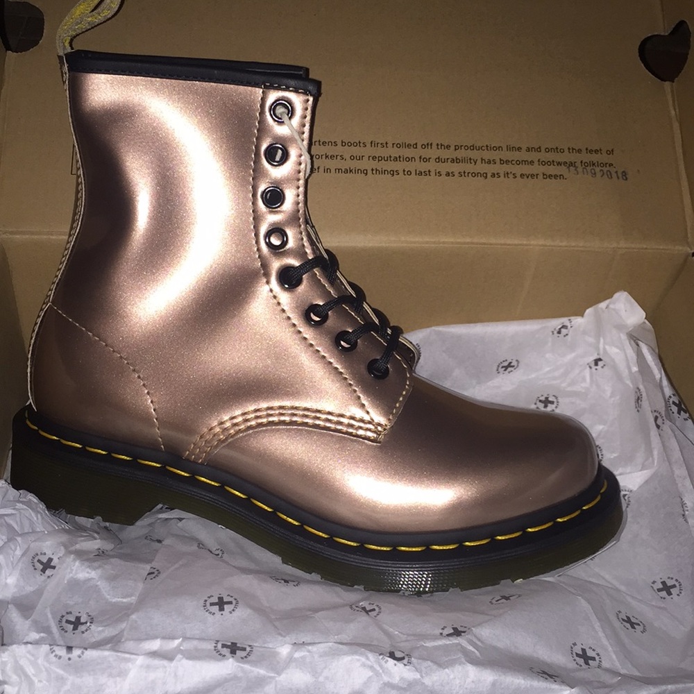 Dr Martens Rose Gold
